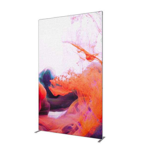 FlexFrame Wand 150 x 250 cm Silber (incl. Extension Set 50 cm)