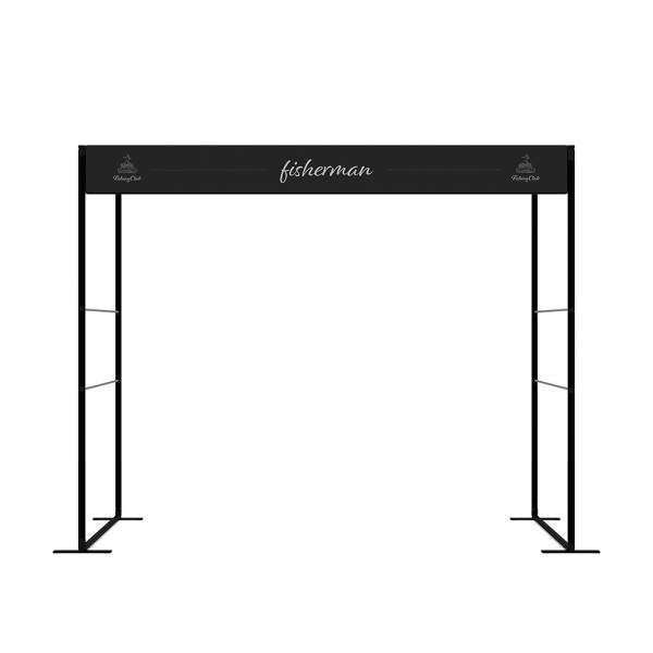 FlexFrame Top Banner 300 x 30 cm Schwarz