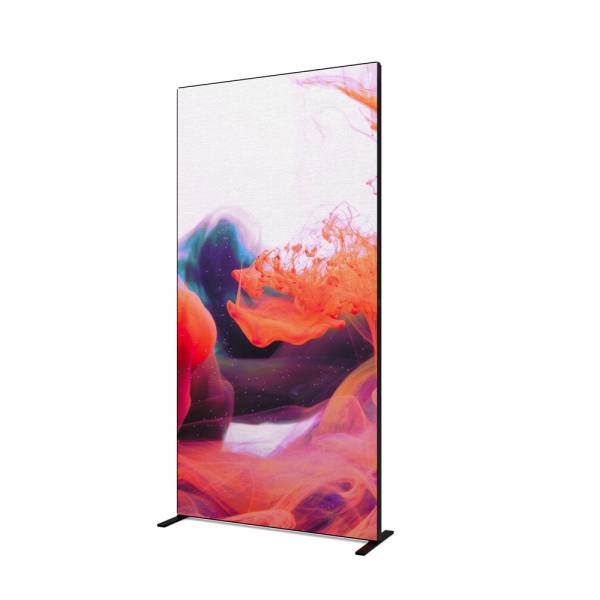 FlexFrame Wand 100 x 200 cm Schwarz