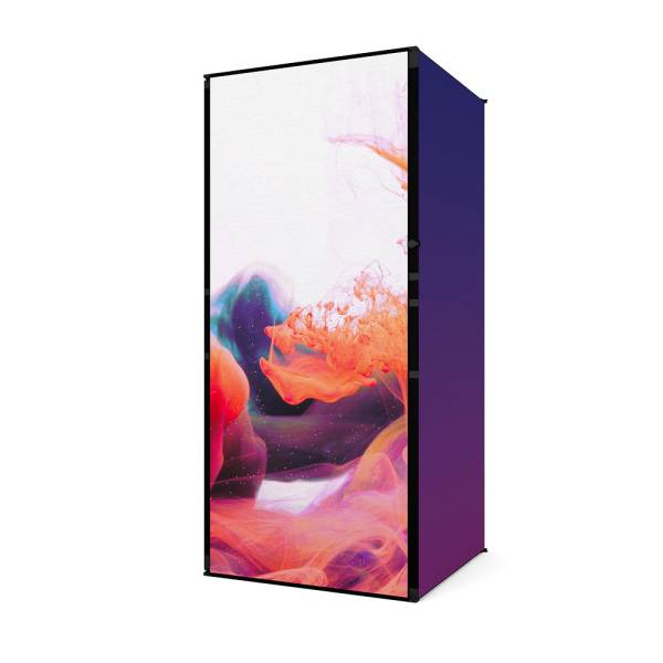 FlexFrame Opbergruimteset 98 x 230 cm Schwarz  (incl. Extension Set 30 cm)
