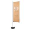 Indoor Sail Sign Pole Graphic - 0