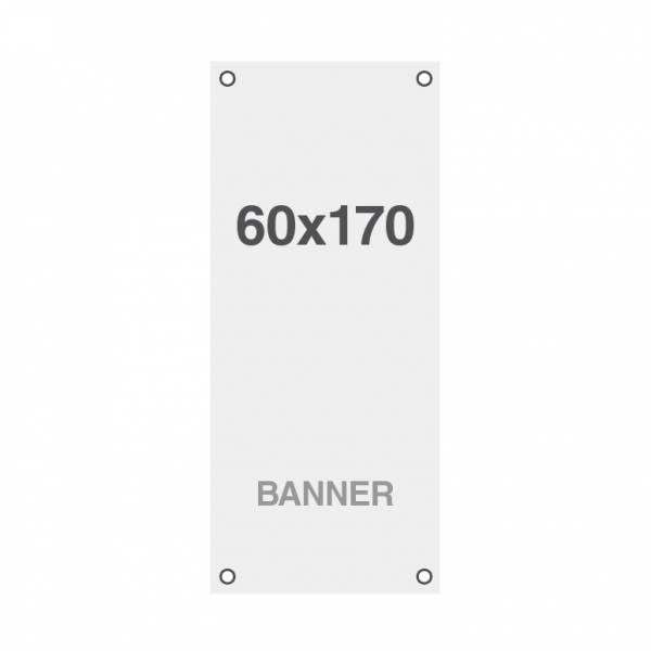 Banner Symbio 510g/m2, 600x1700mm, mit Ösen