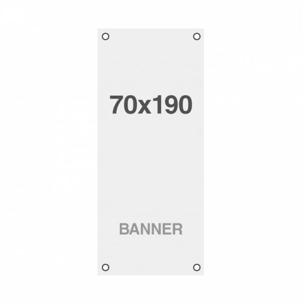 Banner Symbio 510g/m2, 700x1900mm, mit Ösen