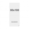 Banner Symbio 510g/m2, 700x1900mm, mit Ösen - 5