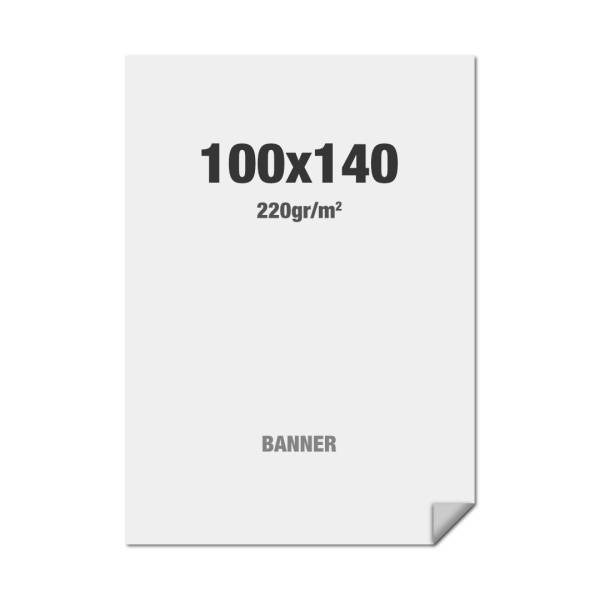 Premium Banner No-curl PP Folie 220g/m2, matte Oberfläche, 1000x1400mm