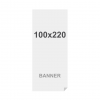 Premium Banner No-curl PP Folie 220g/m2, matte Oberfläche, 850 x 2250 mm - 5