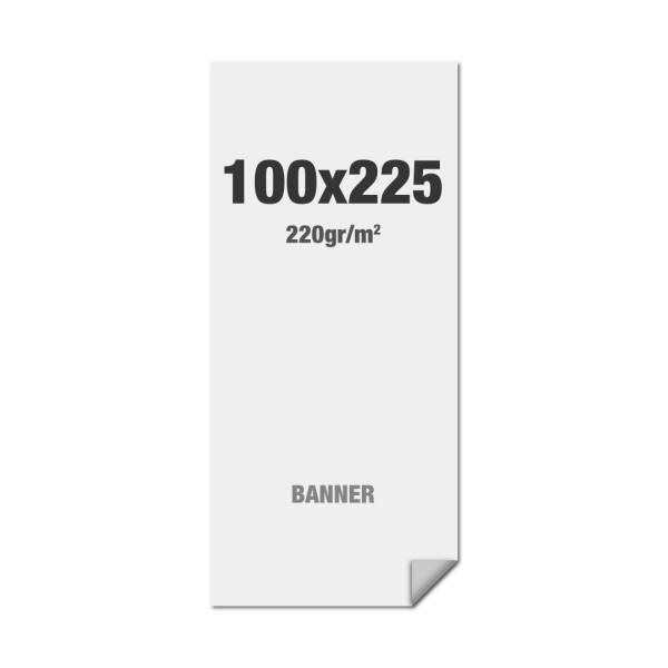 Premium Banner No-curl PP Folie 220g/m2, matte Oberfläche, 1000 x 2250 mm