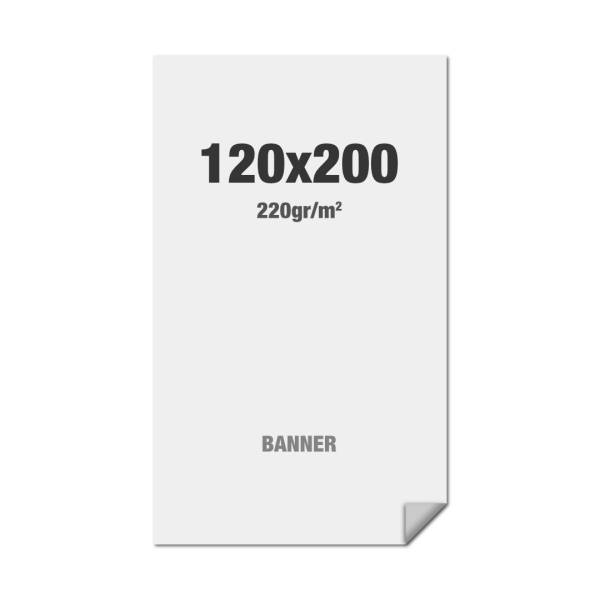 Premium Banner No-curl PP Folie 220g/m2, matte Oberfläche, 1200x2000mm