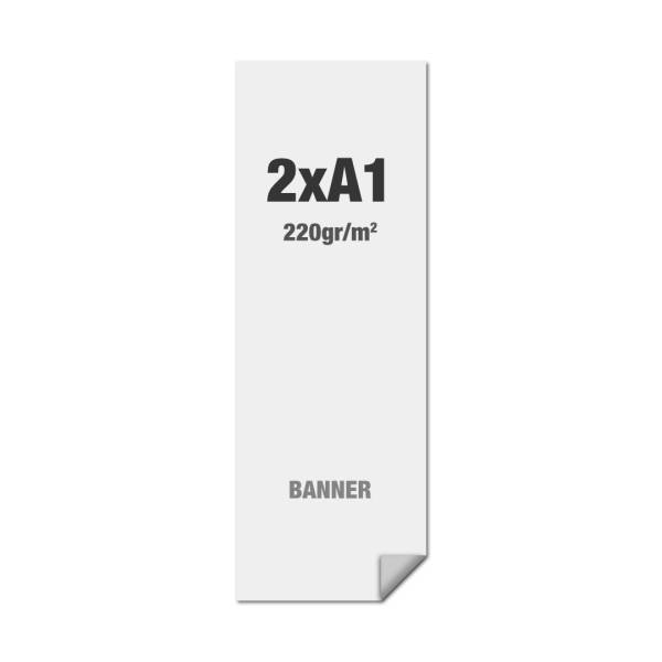 Premium Banner No-curl PP Folie 220g/m2, matte Oberfläche, 594x1682mm