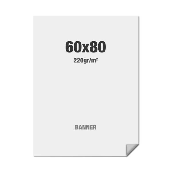 Premium Banner No-curl PP Folie 220g/m2, matte Oberfläche, 600x800mm