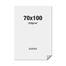 Premium Banner No-curl PP Folie 220g/m2, matte Oberfläche, 700x1000mm