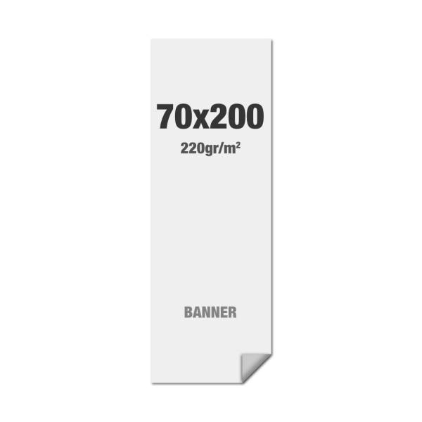 Premium Banner No-curl PP Folie 220g/m2, matte Oberfläche, 700 x 2000 mm
