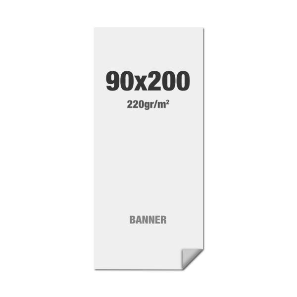 Premium Banner No-curl PP Folie 220g/m2, matte Oberfläche, 900x2000mm