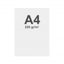 Standard Mehrschicht Material 220 g/m2 A4 - ALU STRIP INCL.