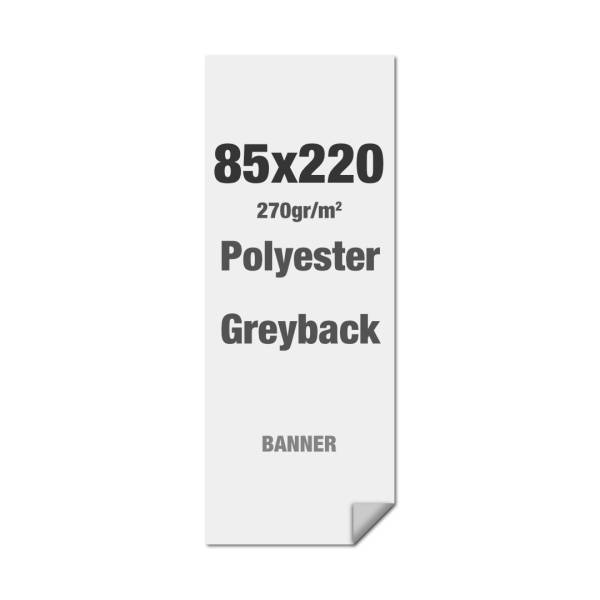 Polyester-Greyback 270 g/m2 85 x 220 cm PVC-Frei