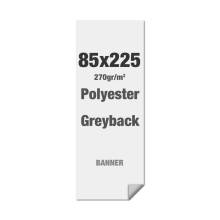 Polyester-Greyback 270 g/m2 85 x 225 cm PVC-Frei