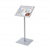 Menu board with case 2xA4, RAL9005 - 2