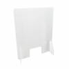 Schutzwand transparent BASIC 50x75 cm stehend - 0