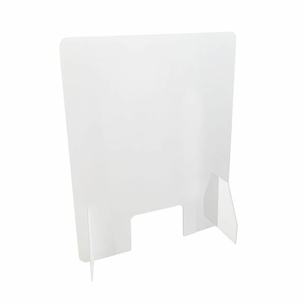 Schutzwand transparent BASIC 50x75 cm stehend