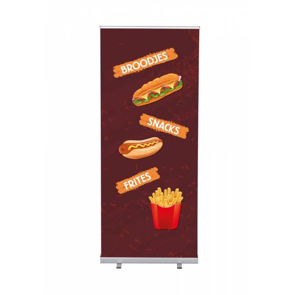 Roll-Banner Budget 85 Komplettset Snacks Niederländisch