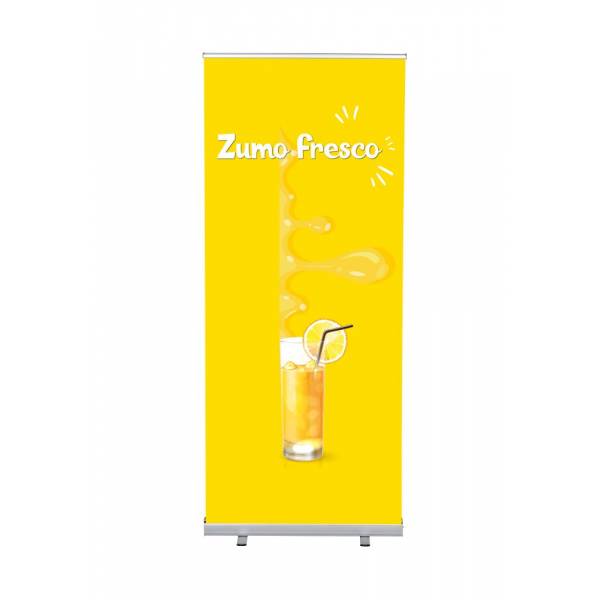 Roll-Banner Budget 85 Komplettset Frischer Saft Spanisch