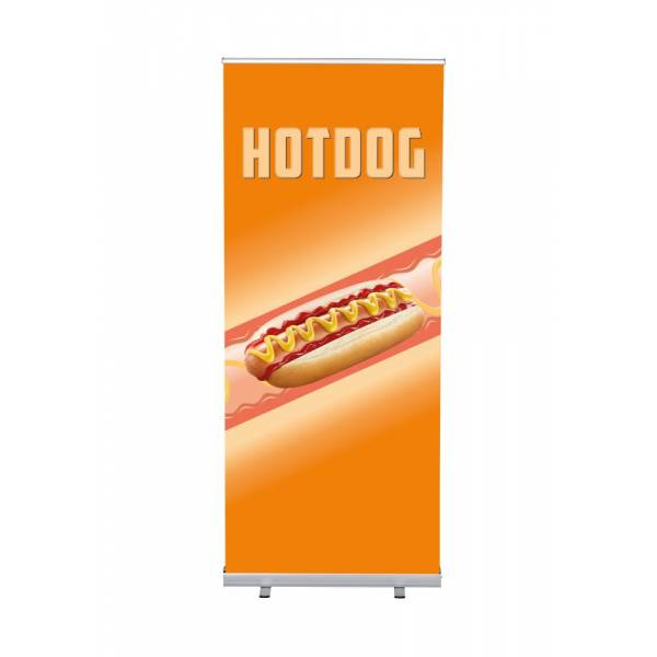 Roll-Banner Budget 85 Komplettset Hot Dog Englisch