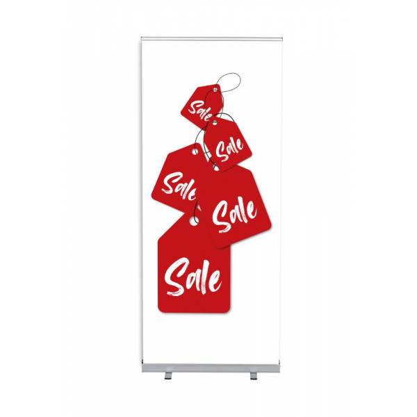 Roll-Banner Budget 85 Komplettset Sale Englisch