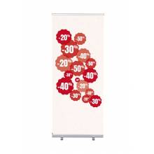 Roll-Banner Budget 85 Komplettset Rabatt