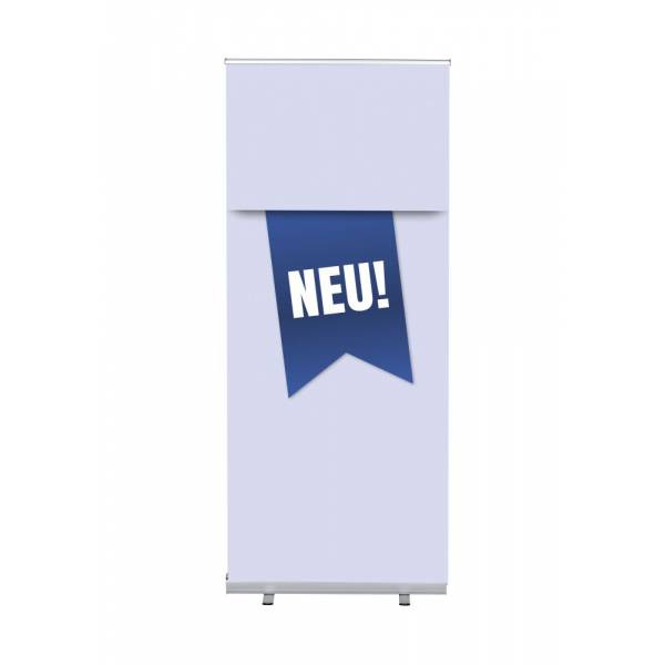 Roll-Banner Budget 85 Komplettset Neu Blau Deutsch