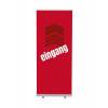 Roll-Banner Budget 85 Komplettset Eingang Blau Englisch - 11