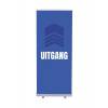 Roll-Banner Budget 85 Komplettset Ausgang Blau Englisch - 6