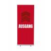 Roll-Banner Budget 85 Komplettset Ausgang Blau Deutsch - 11