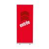 Roll-Banner Budget 85 Komplettset Eingang Blau Spanisch - 0