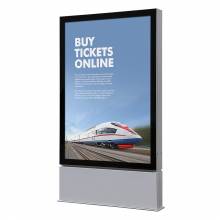 Plakatschaukasten Außen Premium LED - Freistehend (120x180)