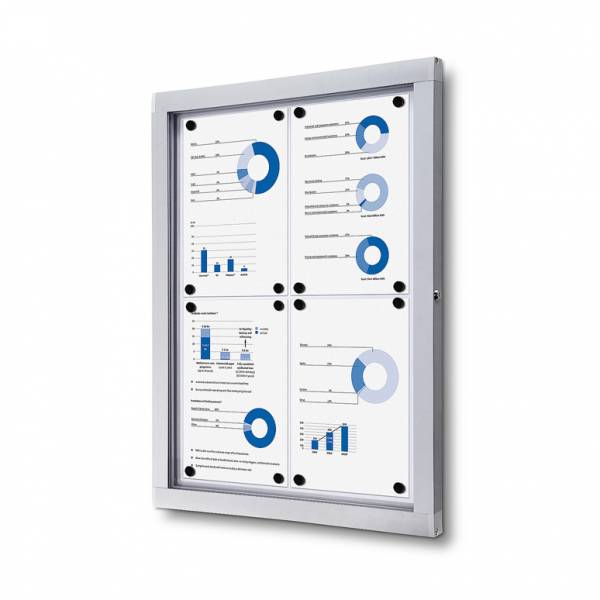 SCRITTO® „O“ Schaukasten 4xA4