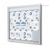 Outdoor Lockable Notice Board LED Topcard - 21
