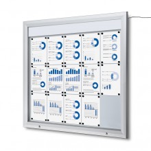 Schaukasten Außen LED  (15xA4)