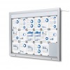 Outdoor Lockable Notice Board LED Topcard - 22