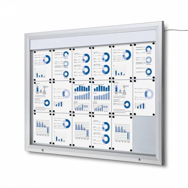 Schaukasten Außen LED  (18xA4)