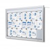 Outdoor Lockable Notice Board LED Topcard - 23