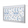 Outdoor Lockable Notice Board LED Topcard - 24