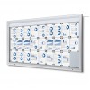 Outdoor Lockable Notice Board LED Topcard - 25