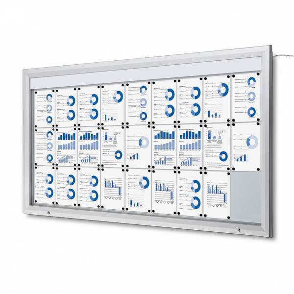 Schaukasten Außen LED  (27xA4)