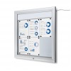 Outdoor Lockable Notice Board LED Topcard - 27