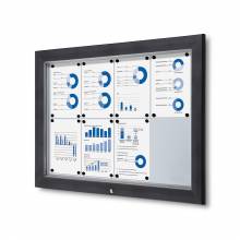 Abschließbarer Schaukasten Outdoor 8x A4 Anthrazit