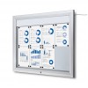 Outdoor Lockable Notice Board LED Topcard - 28