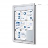 Outdoor Lockable Notice Board LED Topcard - 29