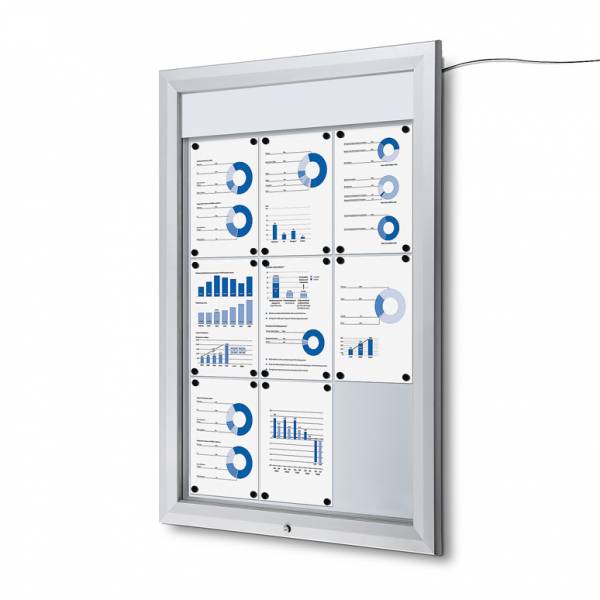 Schaukasten Außen LED  (9xA4)