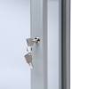 4xA4 Lockable LED Menu Case Logo Panel RAL 9005 - 19