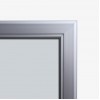 A4 Lockable LED Menu Case Logo Panel RAL 9005 - 15